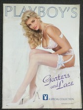 Playboy 1992 Subscriber Special Garters & Lace Kimberley Conrad on sexy cover