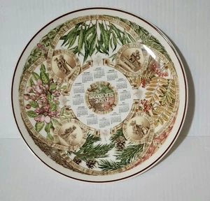 Adesivo UPC Vintage 2002 Wedgwood Calendario Annuale Targa "Alberi Stagioni" - Senza Scatola - Foto 1 di 4
