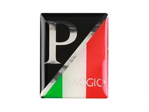 Vespa PX PE T5 GTS LX ET2/4 Piaggio 3D Horncover Shield Badge - Italian Flag - Bild 1 von 2
