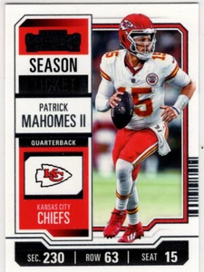 2023 Panini Contenders Football Patrick Mahomes II No. 51 Kansas City Chiefs - Bild 1 von 2