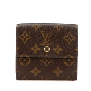 Portafoglio LOUIS VUITTON Monogram Portafoglio Elise Bifold M61654 Donna 【Usato】 - Foto 1 di 13