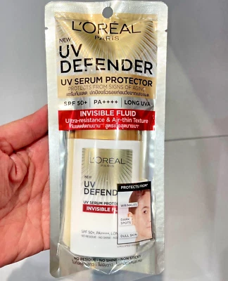 L'Oreal Paris UV Serum Protector Invisible Fluid Sunscreen SPF50.50ml - Image 1 of 2