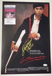 Foto firmada 12X18 de Lou Diamond Phillips LA BAMBA PÓSTER JSA - Imagen 1 de 1