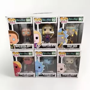 Funko Pop! Rick and Morty 6 Vinyl Figures Lot In Box! Morty Beth Rick Kirkland - Picture 1 of 11