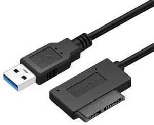 Slimline Sata 13 Pin to USB 3.0 External Adapter Converter Cable - Picture 1 of 5