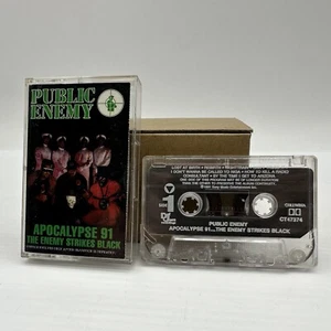 Public Enemy Apocalypse 91 The Enemy Strikes Black Cassette Sony Music - Picture 1 of 10