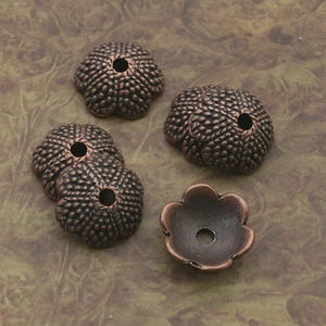 24pcs antiqued copper flower  bead cap findings X0028 - Bild 1 von 1