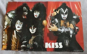 KISS 1985 RARO Póster Minerva Gene Simmons Demon Stanley Frehley Group #3437 en muy buen estado - Imagen 1 de 1