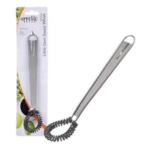 APPETITO SILICONE LITTLE GEM SAUCE WHISK - CHARCOAL GREY - Picture 1 of 6