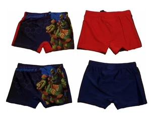 Traje de baño Ninja Turtles pantalón corto niños niños azul - rojo NUEVO - Imagen 1 de 3