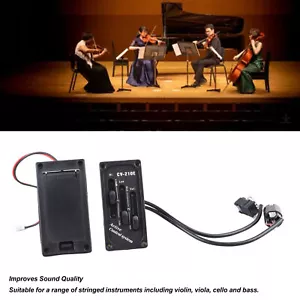 Violine Equalizer Violine Silent EQ Tonabnehmer mit Kabel für Violinensaiten Inst DGD - Bild 1 von 31