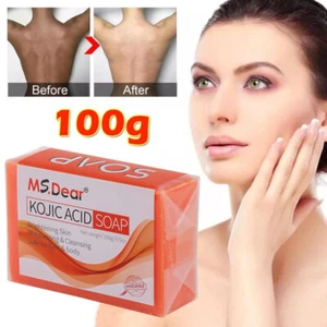 Kojic Acid Soap Dark Spot Remover Skin Lightening Face Whitening Body Bleaching - Picture 1 of 18