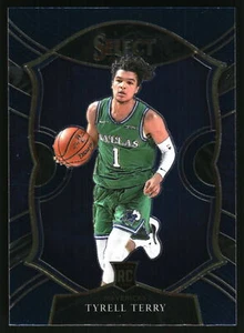 2020-21 Panini Select #91 Tyrell Terry RC Blue Dallas Mavericks - Picture 1 of 2