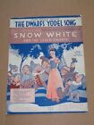 Walt Disney's "Snow White And The Seven Dwarfs" 1937 US film sheet music (5)