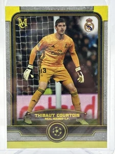 2019-20 Topps Museum Collection UCL Thibaut Courtois #35 Gold Parallel 33/50 - Picture 1 of 3