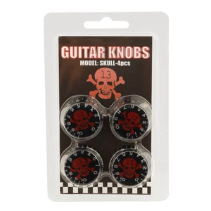 4Pcs Skull Head Guitar Knobs Speed Volume Tone Control Knobs  For LP Guitar part - Picture 1 of 28