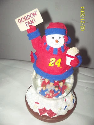 Globo de nieve Jeff Gordon 7,5" Stadium Snowman NUEVO Memory Company Nascar Foto 1 de 3