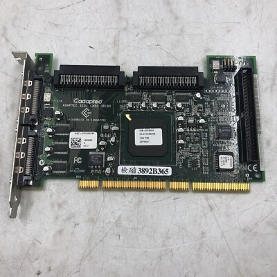 Adaptec ASC-39160 SCSI Controller Card 68-Pin 50-pin. UNTESTED PARTS - Image 1 of 3