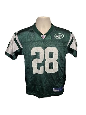 Camiseta deportiva verde grande 14 16 de la NFL Reebok New York Jets Curtis Martin #28 para niños Foto 1 de 4