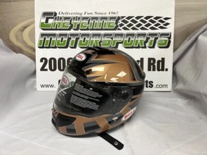 Bell SRT full face motorcycle helmet 709231_ Black/Cooper - Picture 1 of 7
