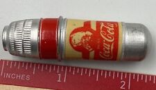 Vintage Coca-Cola Promotional Advertising Metal Thimble Top Sewing Needle Case