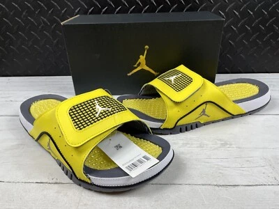 Nike Jordan Hydro IV Retro 4 Lightning Amarillo Negro Blanco Slide Talla 12 DN4238-701 Foto 1 de 4