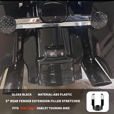 Extensão de para-lama traseiro enchimento esticado para Harley Electra Street Glide Road King - Imagem 1 de 4