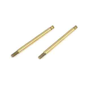 TLR RC Parts: Rear Shock Shaft, 3.5mm, TiNitride (2): 22