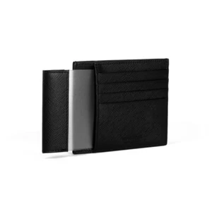 Montblanc Schneiderei Leder 4CC Kartenhalter Etui Abdeckung Geldbörse Geldbörse für Männer - Bild 1 von 8