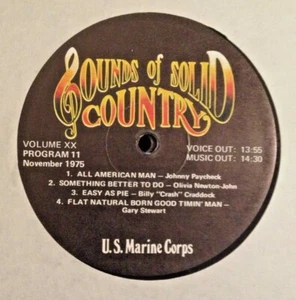 RADIO SHOW: COUNTRY GOLD SHOW 20/11-12 OLIVIA NEWTON-JOHN, CW MCALL, JOHNNY CASH - Picture 1 of 3