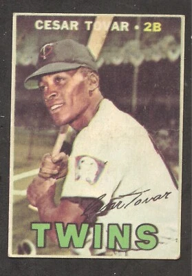 Cesar Tovar 1967 Topps Venezuela #191 SP Very Rare Venezuelan card *Set Break - Image 1 of 2