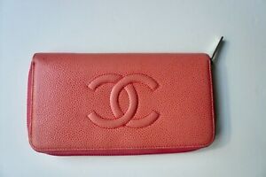 CHANEL Timeless long wallet Portefeuille caviar leather