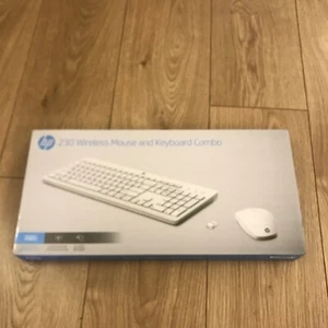 HP 230 Wireless Mouse and Keyboard Combo White Brand New Sealed - Picture 1 of 11