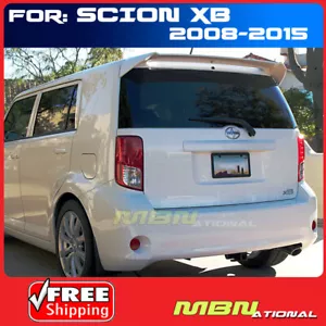 Trunk Roof Spoiler Painted ABS 1F7 CLASSIC SILVER METALLIC for 08+ Scion XB - Foto 1 di 1