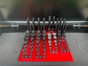 Blue Point (Snap On) 87 Stück Torx und Sechskant Bit Steckschlüsselsatz Halter - Bild 1 von 8