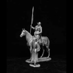 1/30 Resin Model Kit Native American Indian Warrior with Family Unpainted - Picture 1 of 4