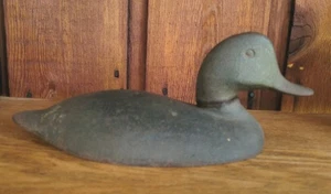 Vintage Cast Iron Box Duck Decoy Doorstop-Iron Art-J M 118 - Picture 1 of 10