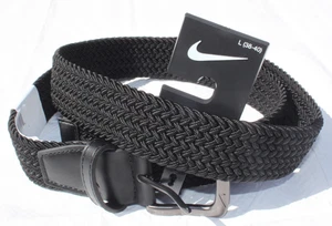 Nike Men's G-Flex Golf Multi-Weave Stretch Woven Belt Black L 38-40 NEW! - Picture 1 of 5