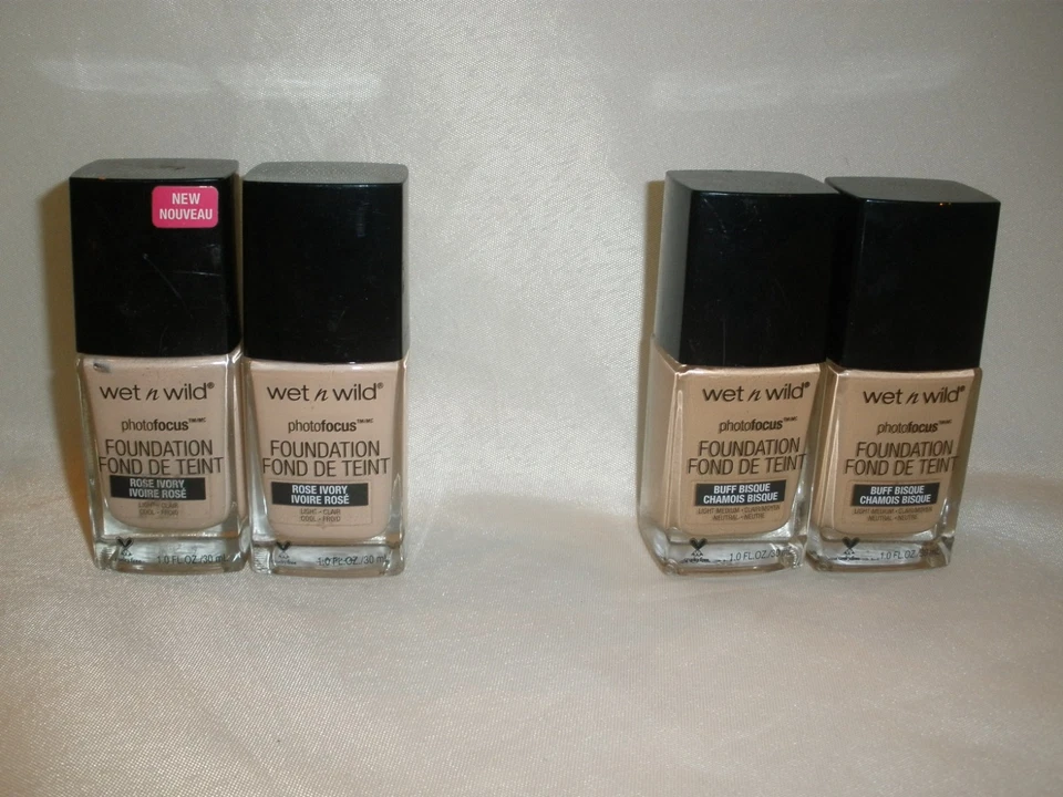 New Lot of 2 Wet N Wild Photofocus Foundation Choose Your Shade - Image 1 of 1