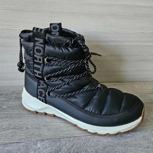 The North Face ThermoBall wasserdichte Damen-Winterstiefel zum Überziehen Größe 10 schwarz - Bild 1 von 15