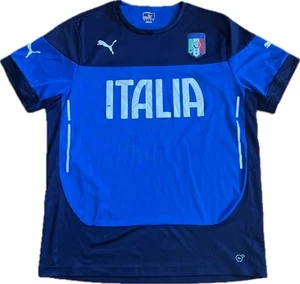 2014/15 Italy National Team Puma Soccer Training Kit Men’s XL Blue Shirt READ! - Picture 1 of 11