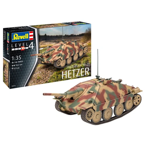 JAGDPANZER 38 t KIT 1:35 Revell Kit Mezzi Militari Modellino Nuovo - Immagine 1 di 1
