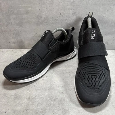 Zapato de ciclismo Tiem Slipstream negro interior spinning ciclismo zapatillas para mujer talla 9,5 Foto 1 de 4