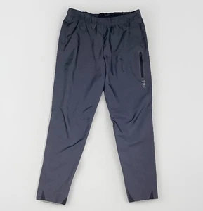 Fila Men’s Sport Elastic Pull On Performance Quick Dry Jogging Pants Large Gray - Picture 1 of 9