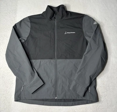 The North Face Black/Gray Softshell Mens Full Zip Jacket Size XL Black/Gray - Image 1 of 4