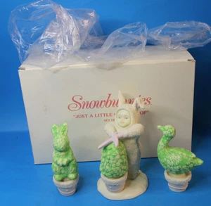 Snowbunnies Just A Little Off The Top Set De 3 Department 56 #26278 Snow Bunnies - Imagen 1 de 9