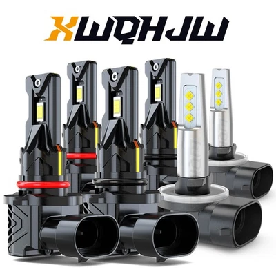 For 1999-2000 Chevrolet K2500 Cab Pickup 2/4-Door LED Headlights Bulbs Foglights - Изображение 1 из 4