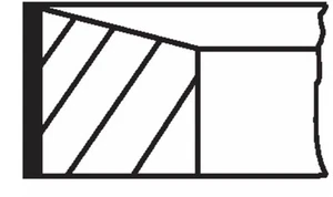 Kit anello pistone MAHLE adatto a NISSAN RENAULT Cabstar Murano II Navara 5001869390 - Foto 1 di 1