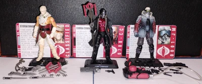 Gi Joe 2010 POC Storm Shadow v39 Cobra Commander v44 Destro v46 - Image 1 of 4