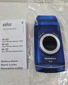 Braun Electric Razor for Men M60B Mobile Electric Foil Shaver Washable - Picture 1 of 3
